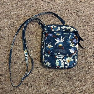 Vera Bradley Navy Floral Crossbody Bag